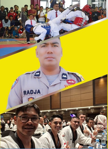 Di Antara Seragam dan Sabuk Hitam: Polri Menjaga Netralitas di Arena Taekwondo, Dia Adalah Aipda Teuku Raja Azhari
