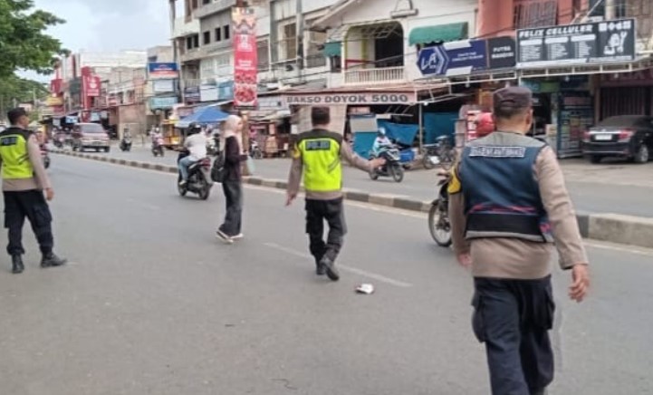 Jaga Wilayah Tetap Kondusif, Polsek jajaran Polresta Banda Aceh Gelar Patroli Kamtibmas Dalam Wilkum