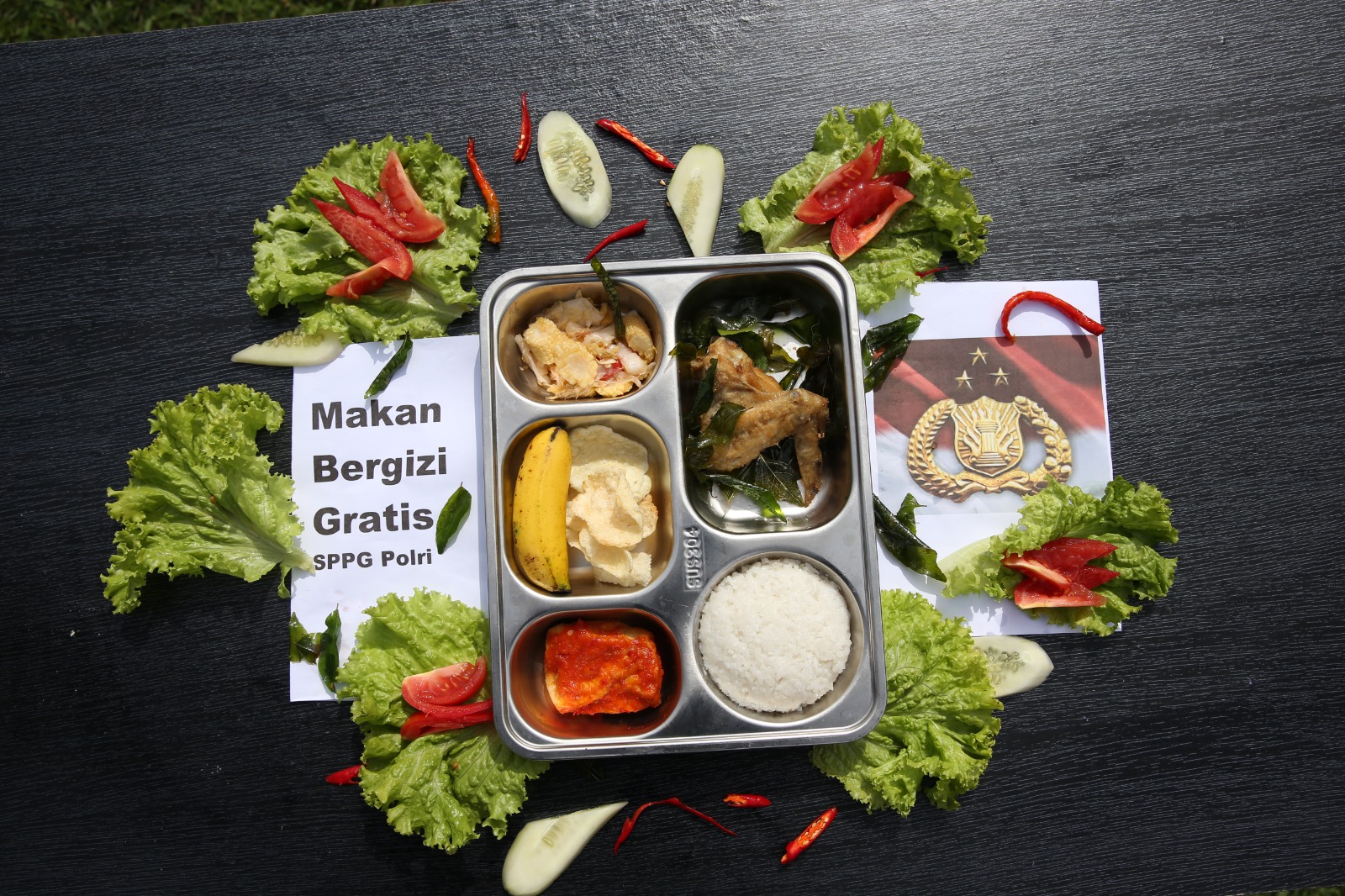 Menu Ayam Tangkap Khas Aceh Favorit MBG SPPG Polri Banda Aceh 