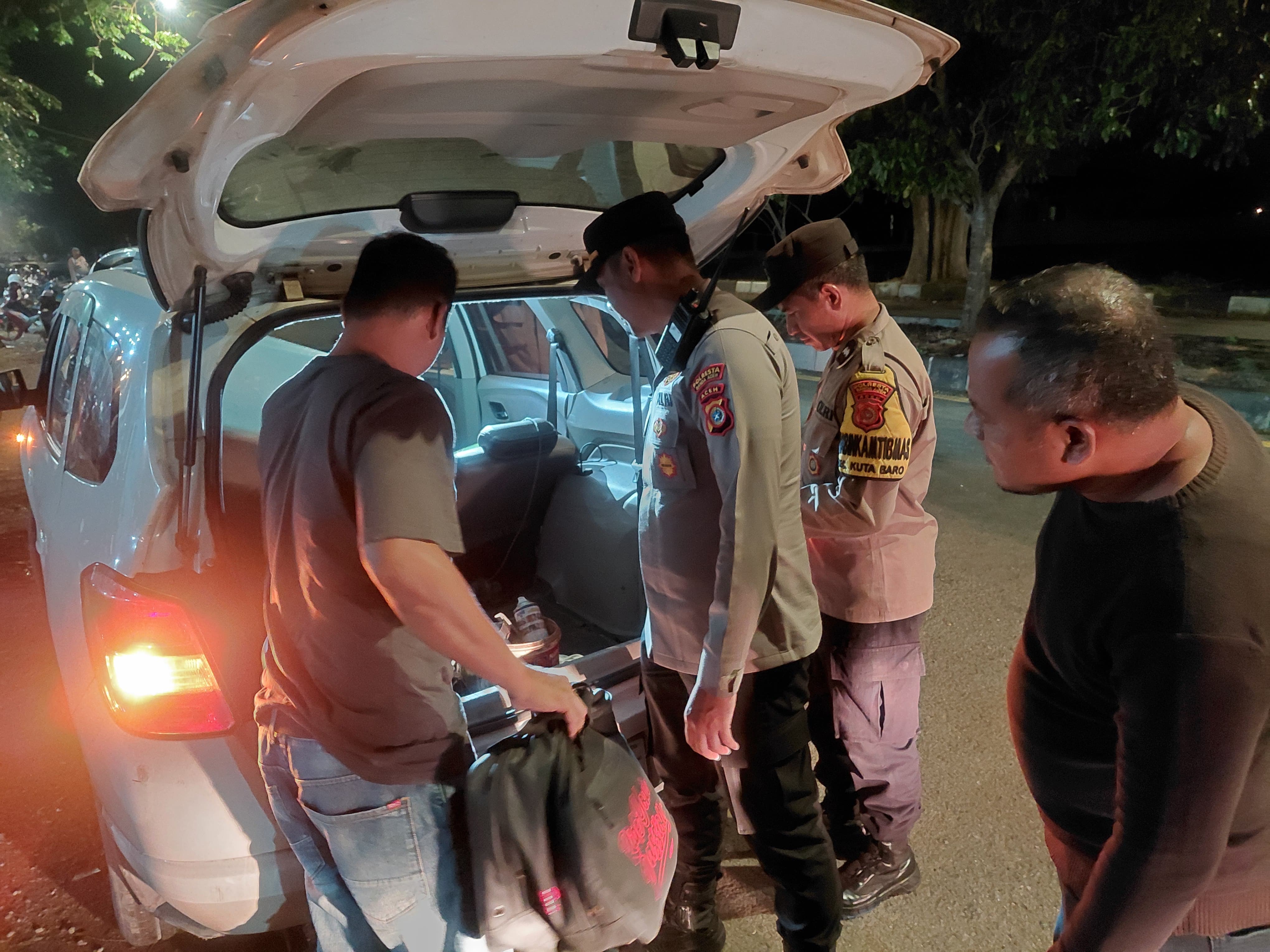 Cegah Guantibmas, Personel Polresta Banda Aceh Gelar Razia