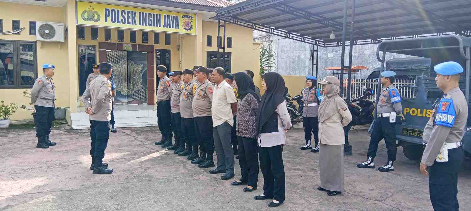 Gaktibplin Propam Polresta Banda Aceh di Polsek Ingin Jaya Cegah Perilaku Anggota Menyimpang - Tribratanews Polresta Banda Aceh