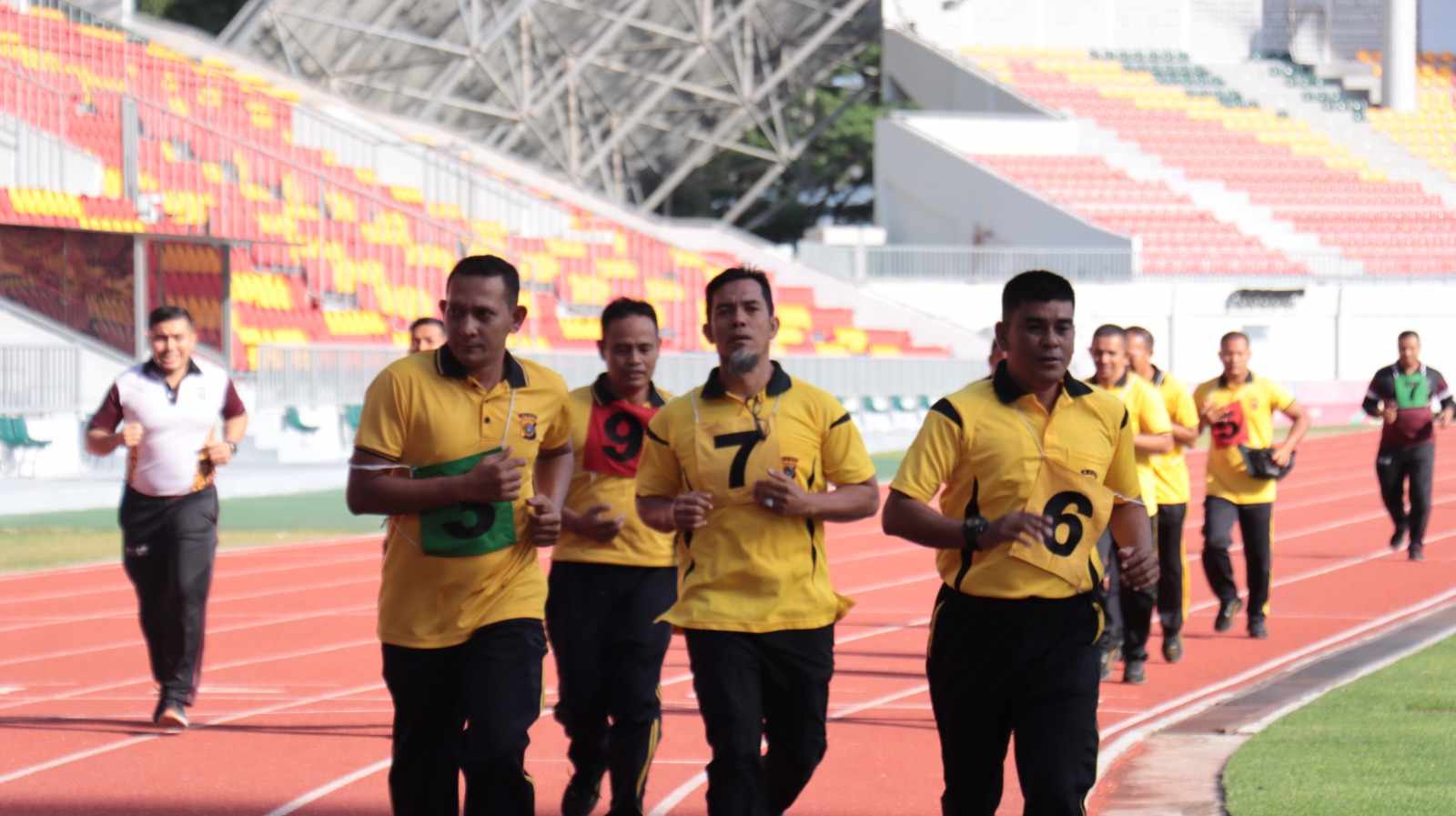 Polresta Banda Aceh Gelar Tes Kesamaptaan Jasmani Semester II 2025 - Tribratanews Polresta Banda Aceh