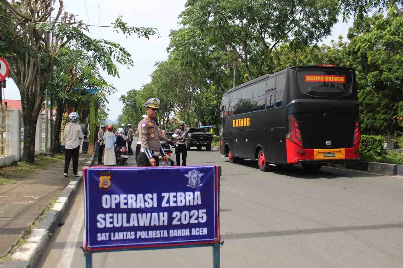 Hari Ke-2 Operasi Zebra Seulawah Banda Aceh: Fokus di Taman Budaya, Ini Jenis Pelanggar Terbanyak