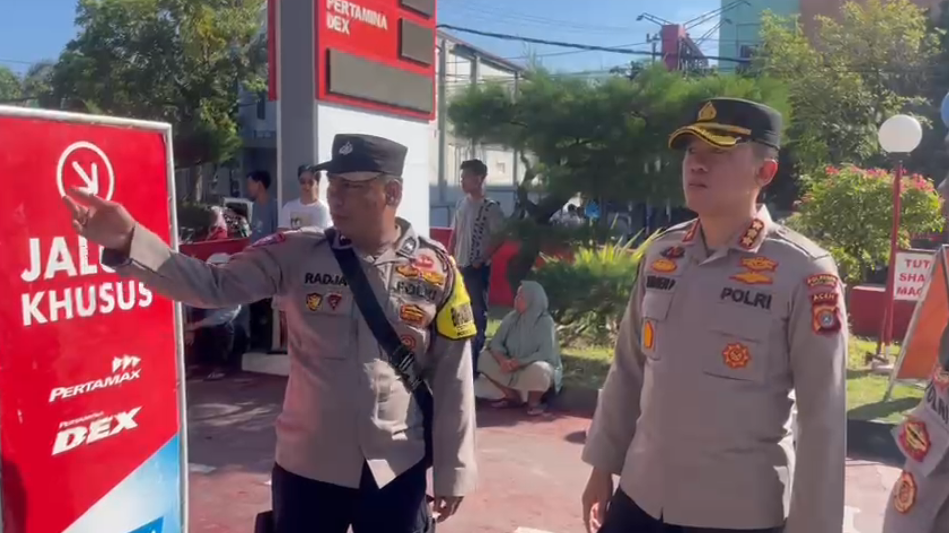 Antrean Panjang, Kapolresta Banda Aceh Cek Kendala di SPBU 