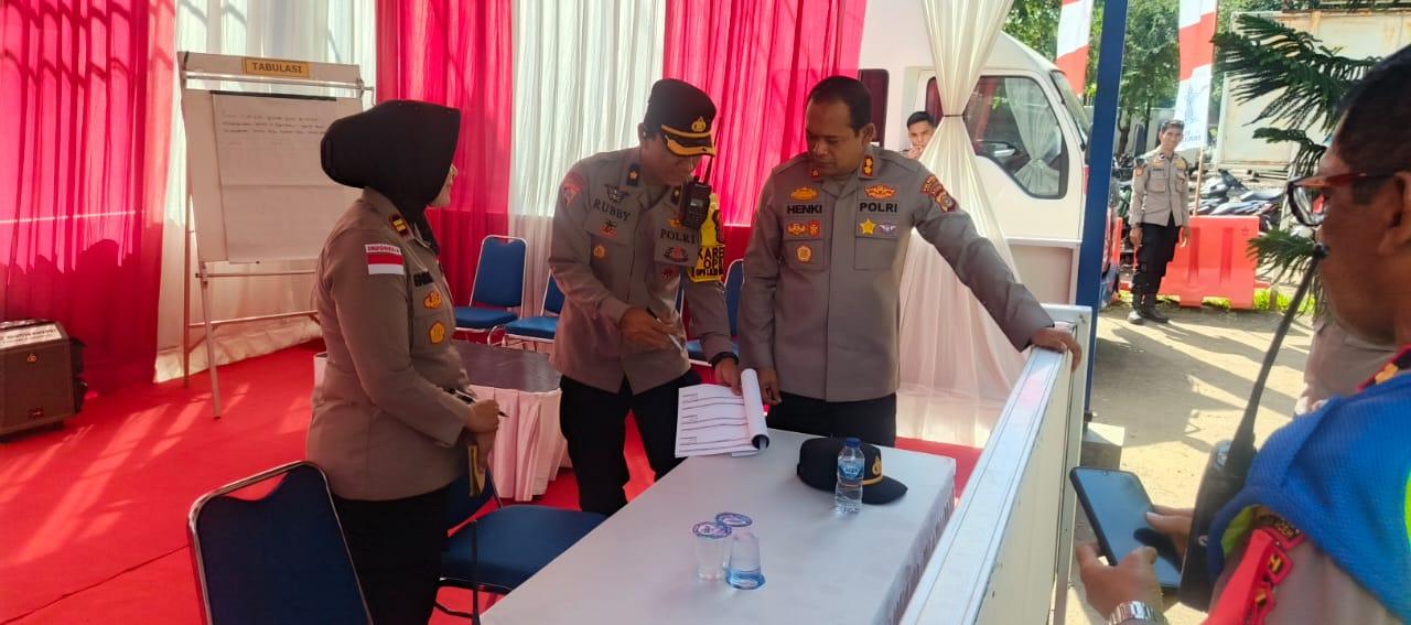 Pastikan Gereja Aman, Waka Opsres Lakukan Peninjauan dan Pengecekan