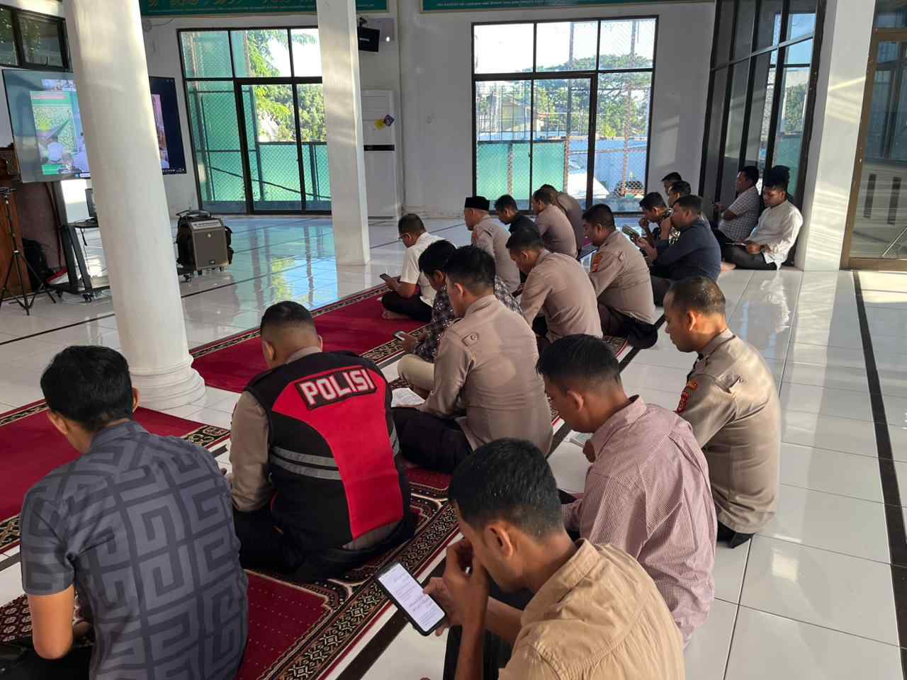 Perkuat Iman dan Mental Personel, Polresta Banda Aceh Laksanakan Binrohtal Secara Daring