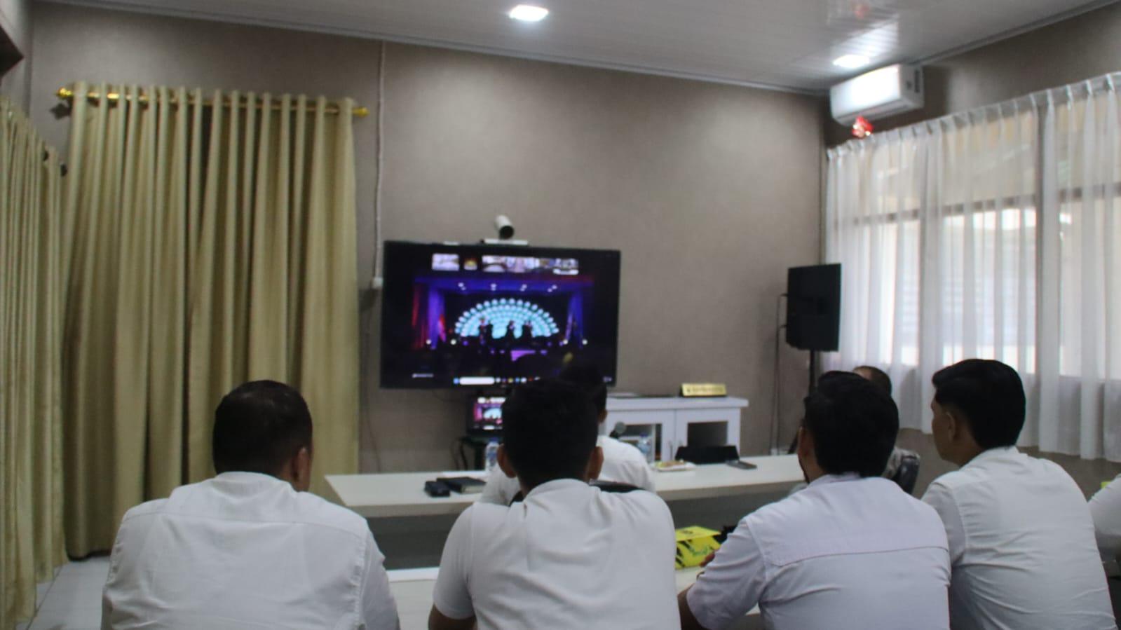 Wakapolresta Banda Aceh Ikuti Zoom Meeting Terkait Penangangan TPPO - Tribratanews Polresta Banda Aceh