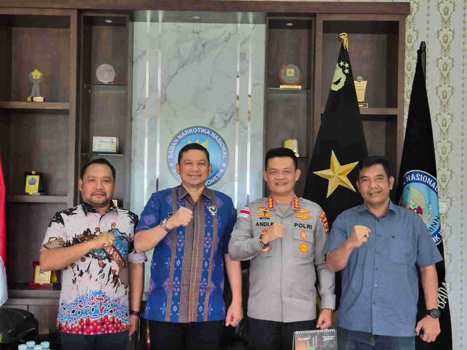 Kapolresta Silaturrahmi dengan Kepala BNNP Aceh 