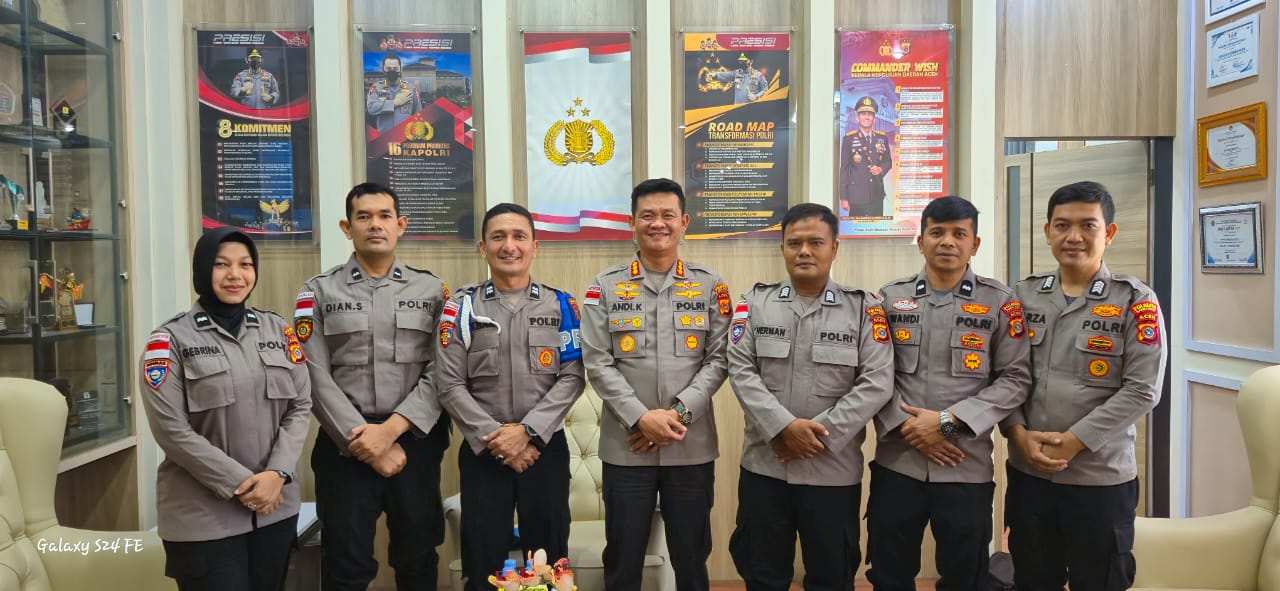 Jaga Nama Baik Polresta, Pesan Kapolresta Banda Aceh Kepada Lulusan SIP Angkatan 55 dan 56