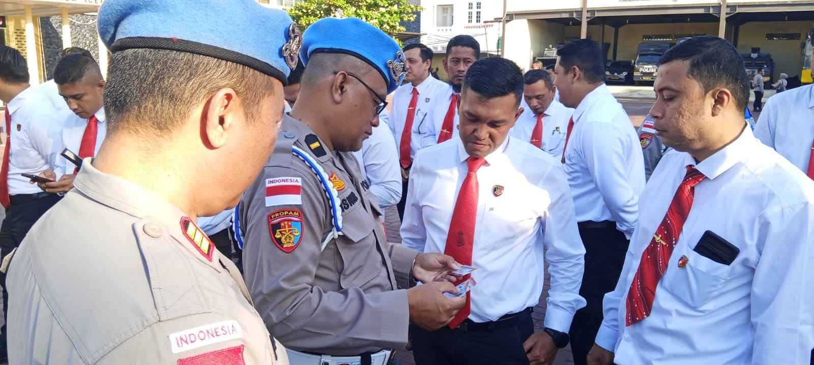 Provost Polresta Banda Aceh Lakukan Waskat Terhadap Personel 