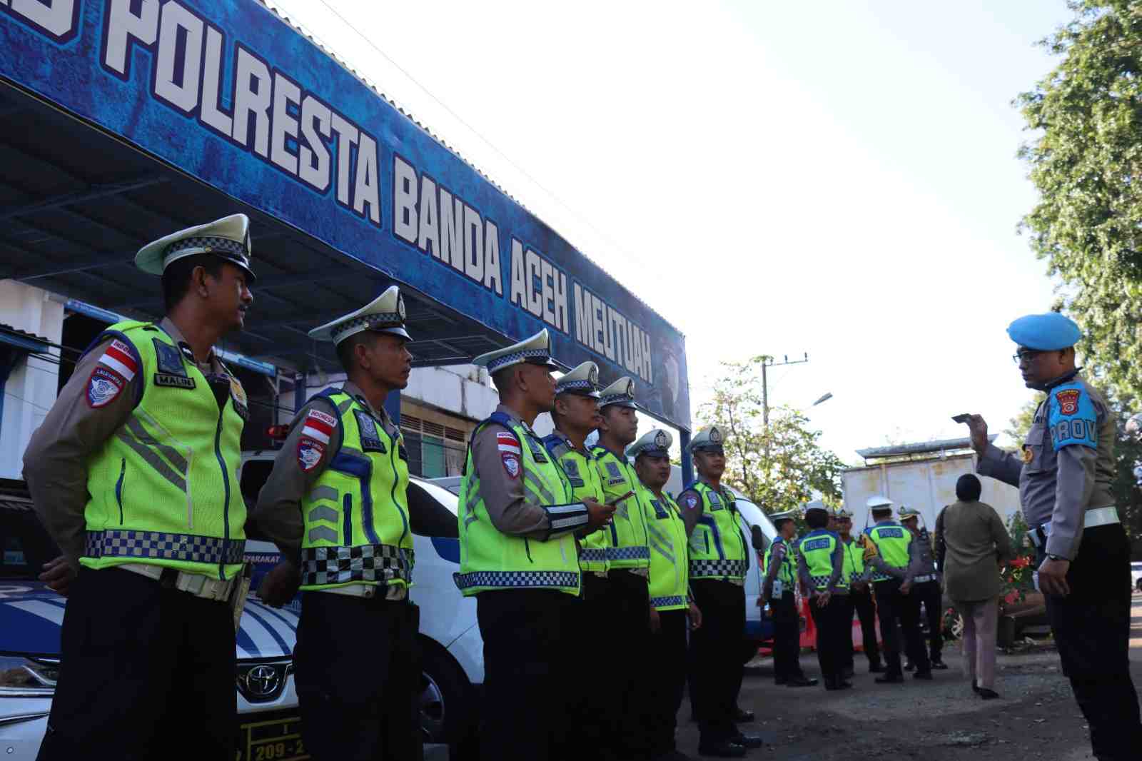 Sipropam Polresta Banda Aceh Lakukan Gaktiblin Kepada Personel Satlantas