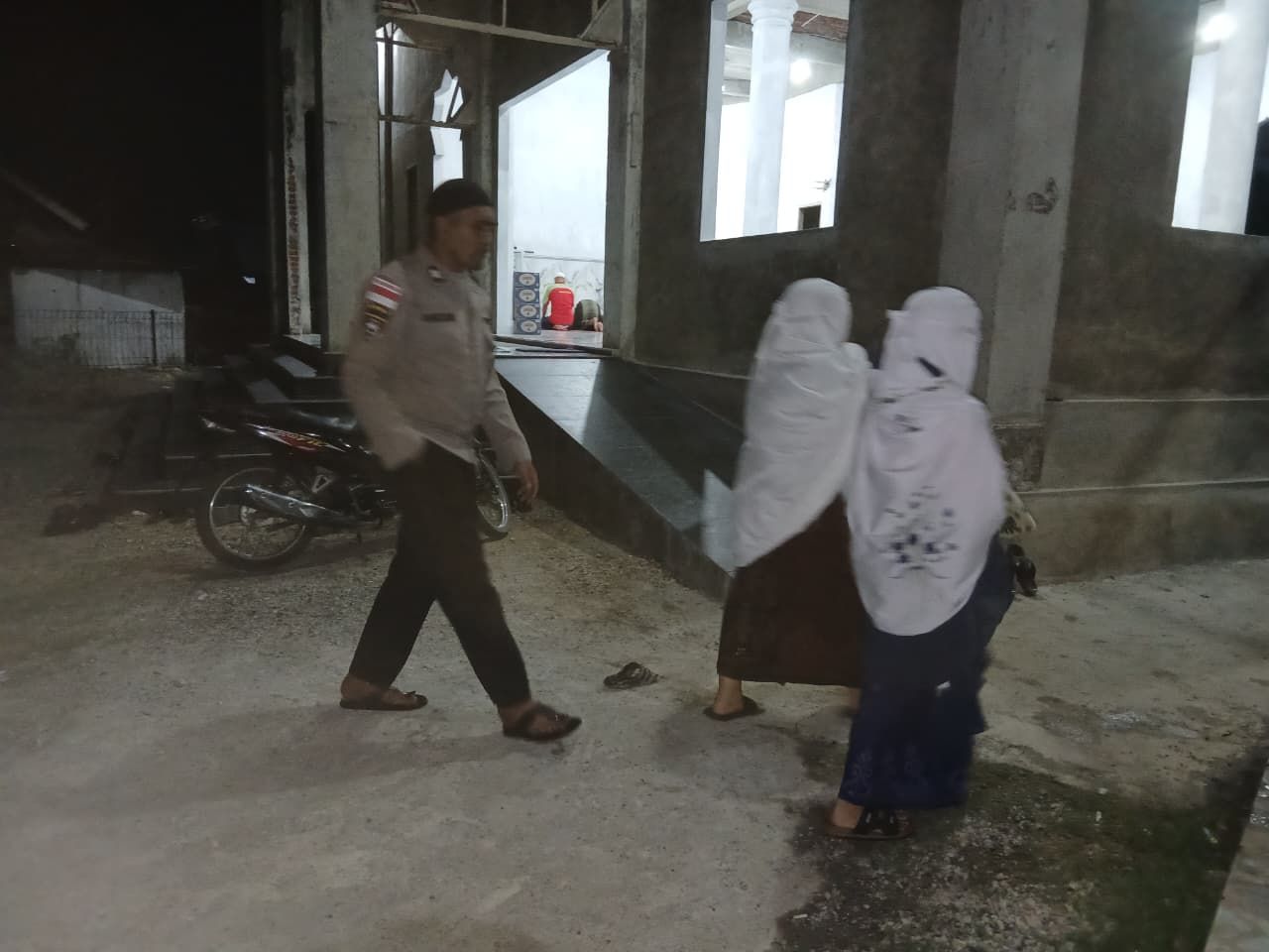 Patroli Sahur, Polresta Banda Aceh Jaga Keamanan Warga