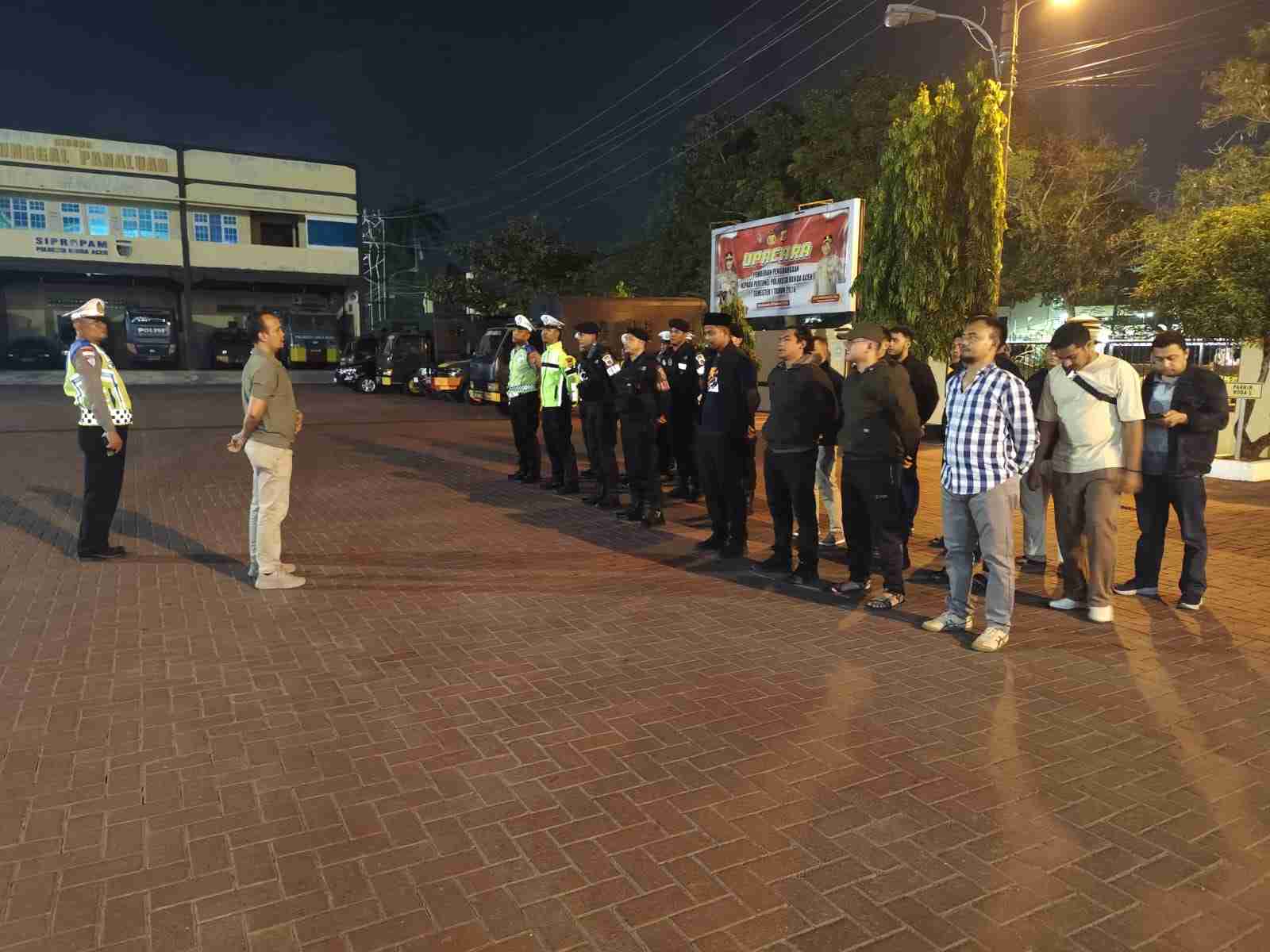 Cegah Balap Liar Remaja, Polresta Banda Aceh Patroli Subuh