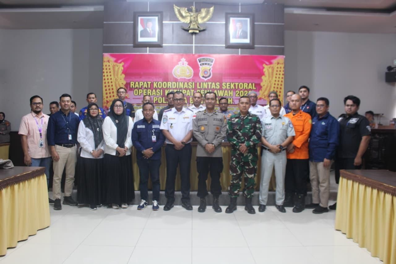 Polresta Banda Aceh Gelar Rakor Lintas Sektoral Jelang Ops Ketupat 2026