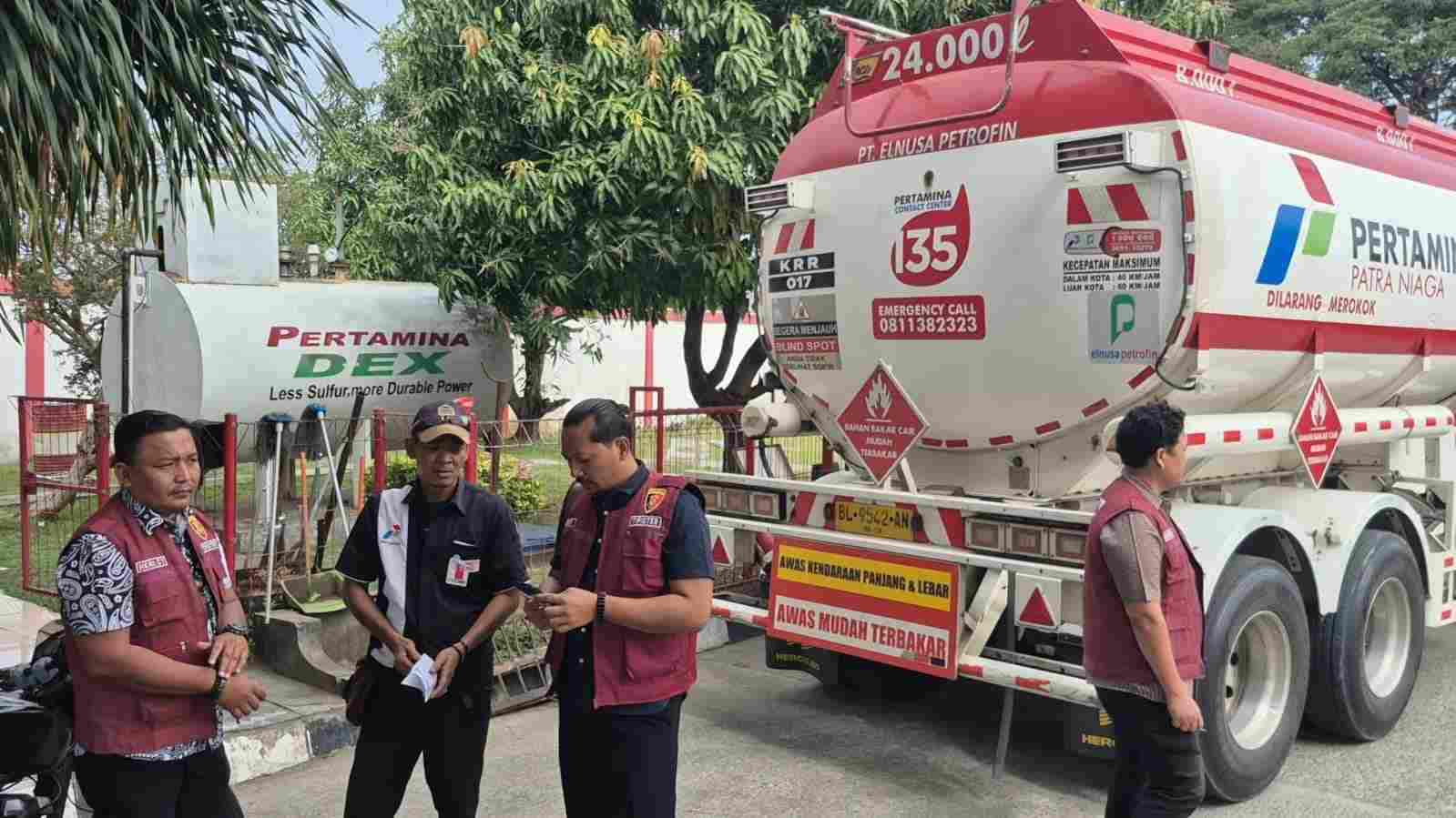 Pastikan Stok BBM Aman, Unit Tipidter Satreskrim Polresta Banda Aceh Lakukan Koordinasi dengan Pertamina 