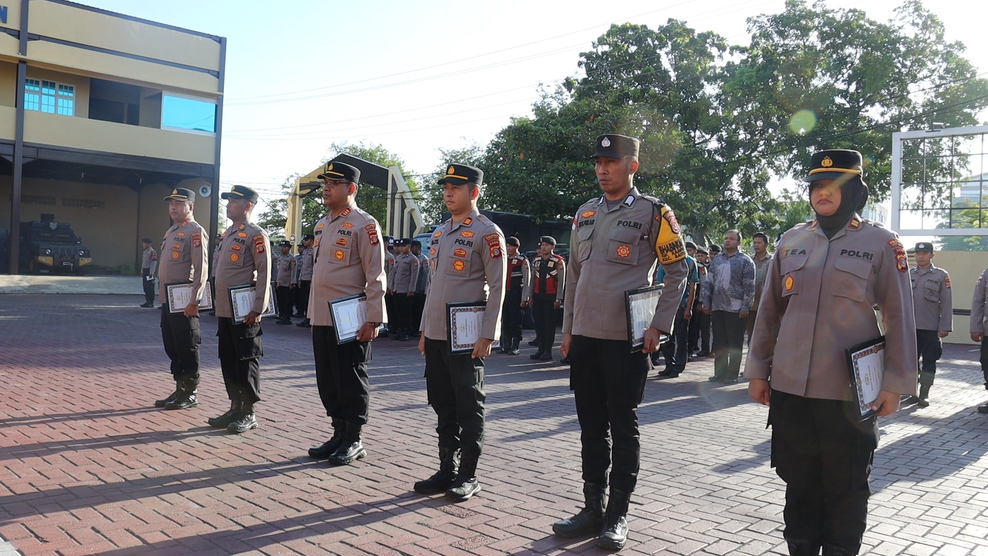 Enam Polsek Jajaran Polresta Banda Aceh Terima Penghargaan