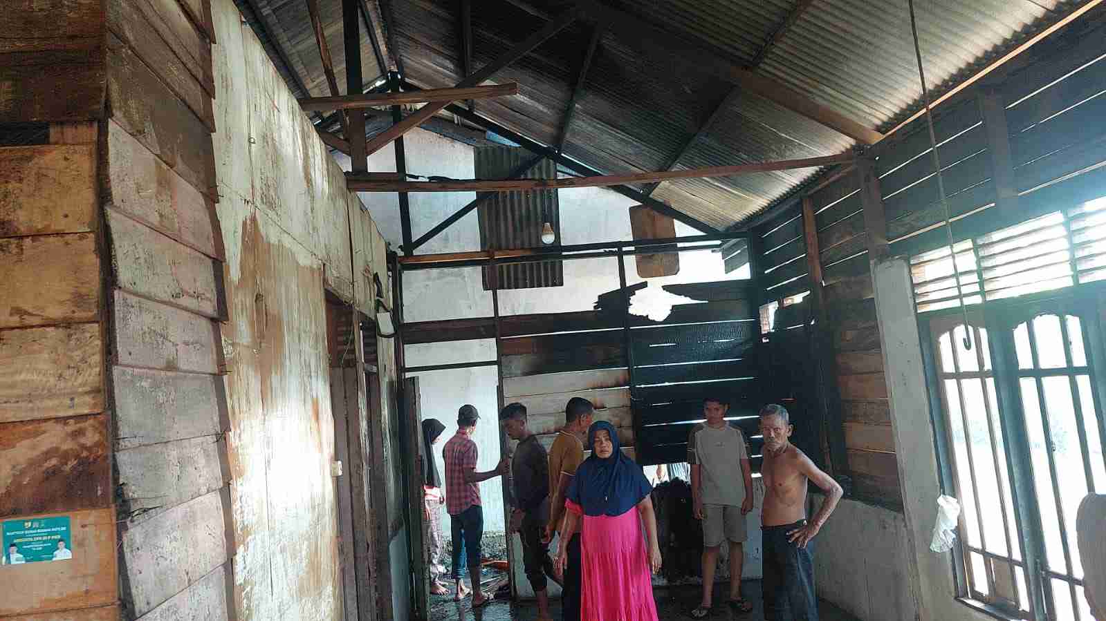 Gegara TV Meledak, Rumah Warga Cot Preh Terbakar, Polisi Apresiasi Gerakan Pemadam dan Warga