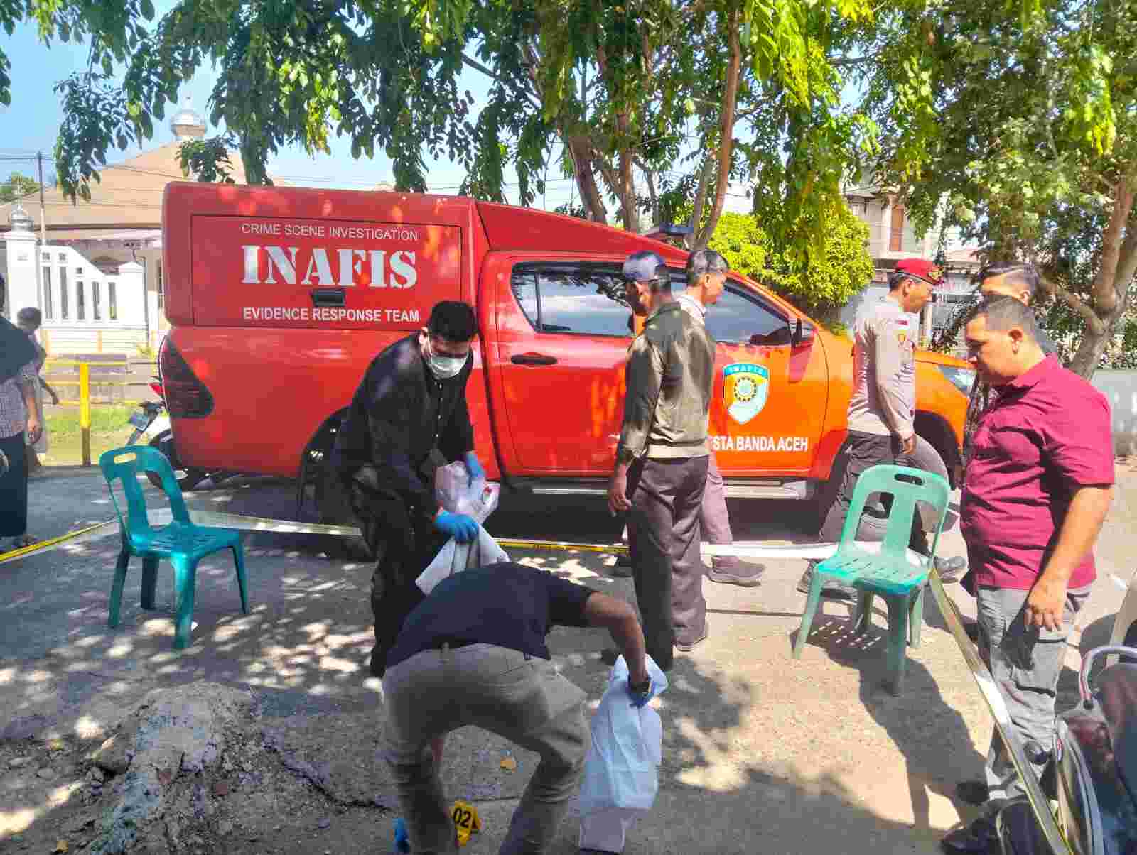 Warga Temukan Janin di Bantaran Krueng Doy, Polisi Lakukan Olah TKP