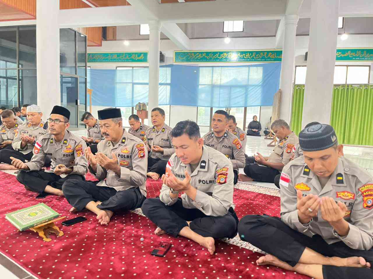 Polresta Banda Aceh Gelar Yasinan untuk Perkuat Silaturahmi dan Doa Bersama