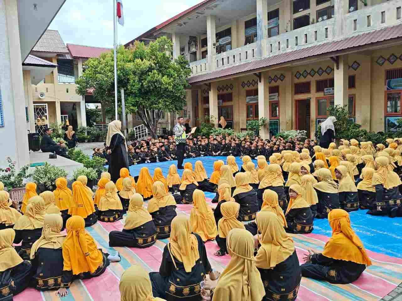 Satlantas Polresta Banda Aceh Sambangi Sekolah, Tekankan Bahaya Balap Liar dan Keselamatan Jalan