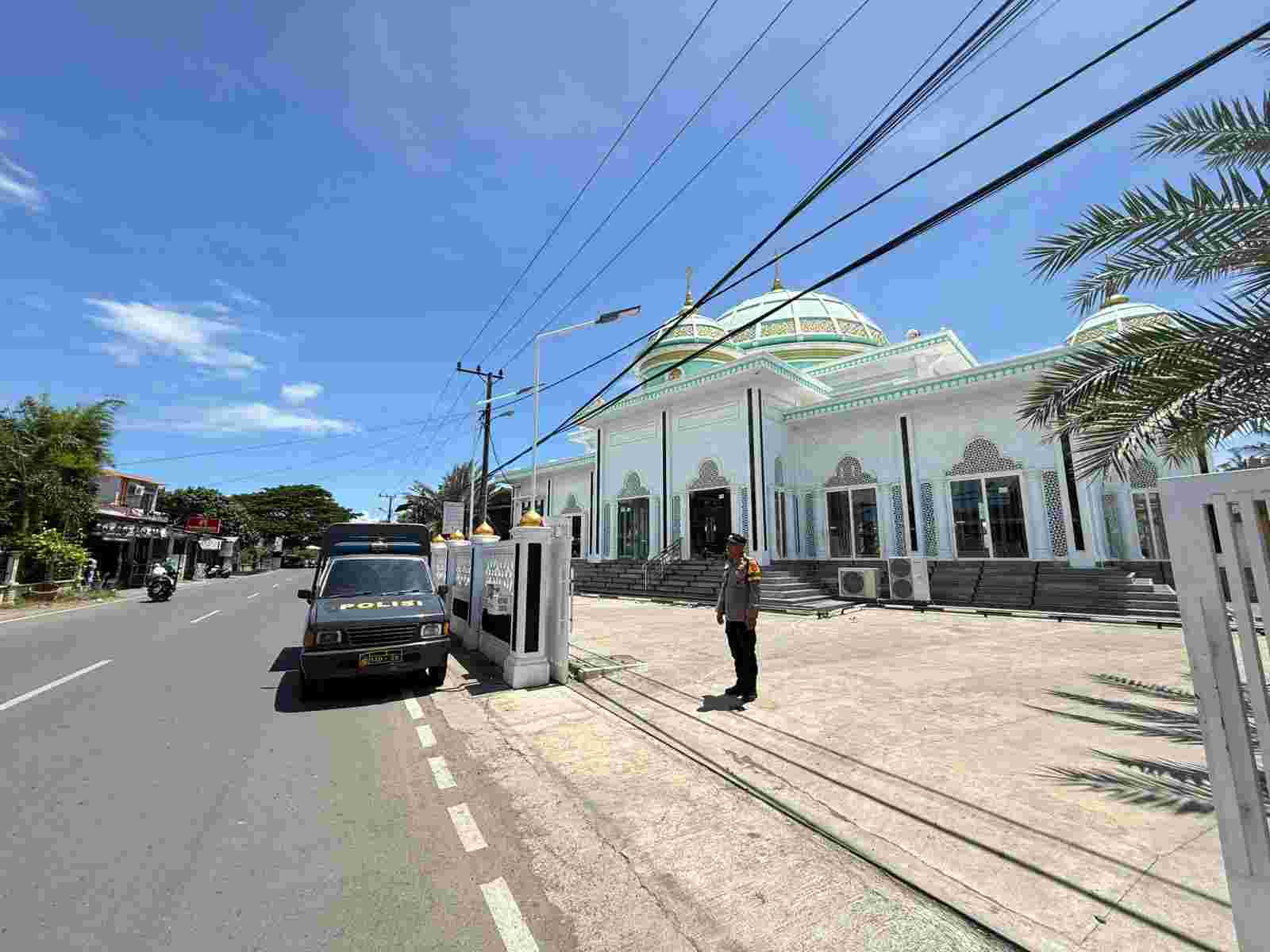 Polresta Banda Aceh Perketat Pengamanan Masjid Saat Pelaksanaan Sholat Jumat