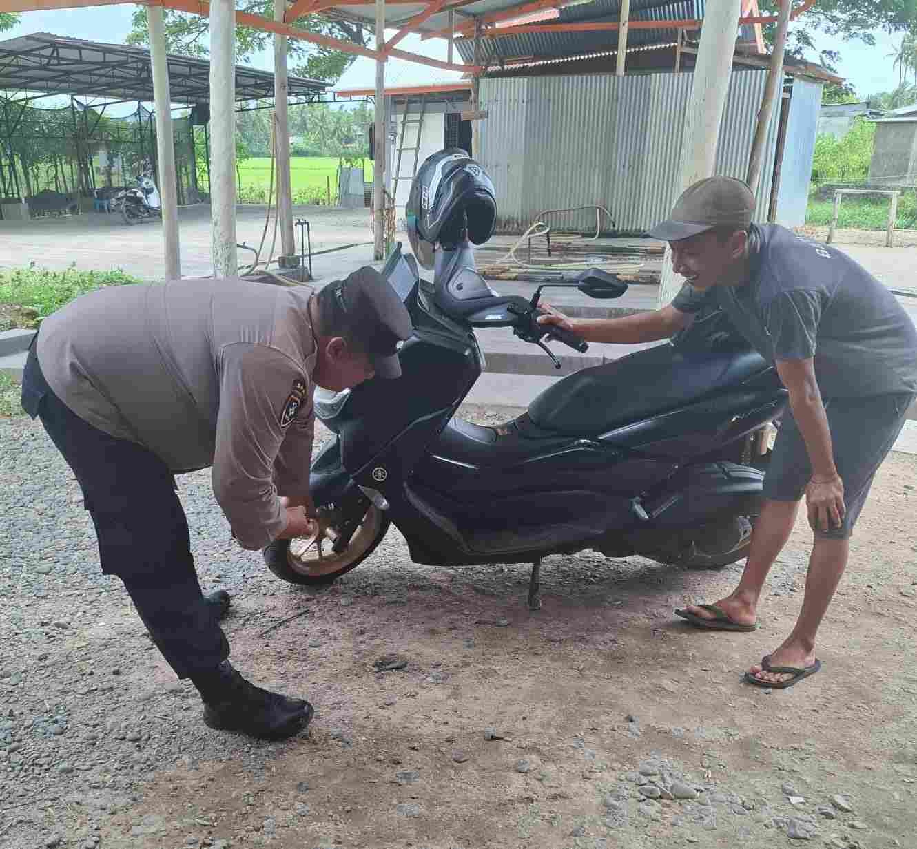 Polisi Imbau Warga Gunakan Kunci Ganda dengan Benar untuk Cegah Pencurian Kendaraan - Tribratanews Polresta Banda Aceh