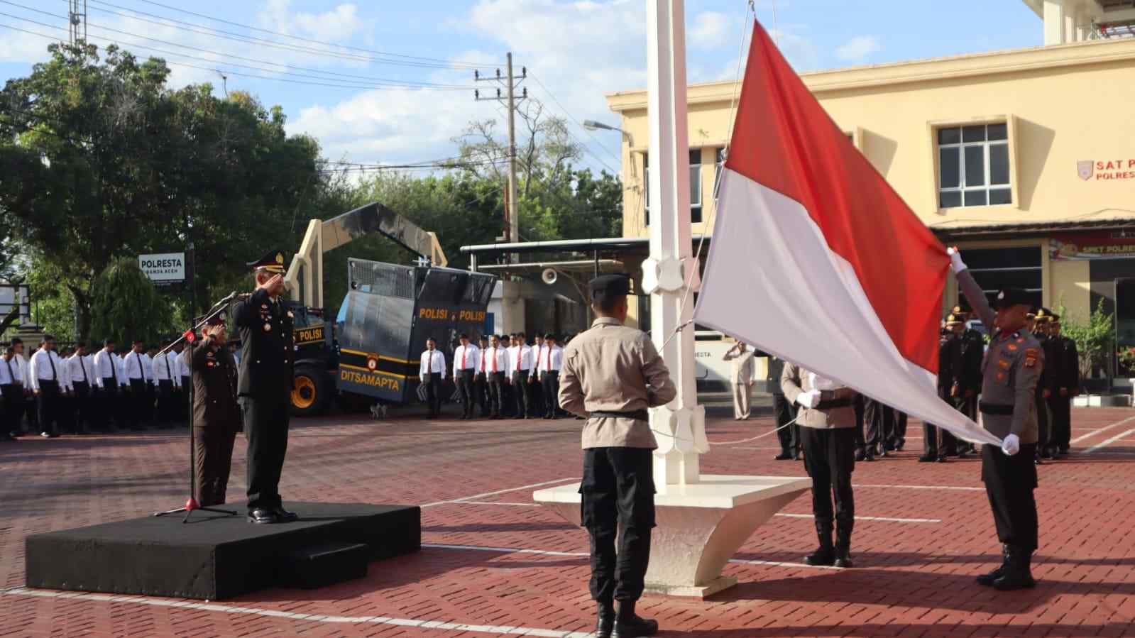 Pimpin Upacara Hari Lahir Pancasila 2026, Wakapolresta  Banda Aceh Tegaskan Komitmen Kebangsaan dan Perdamaian - Tribratanews Polresta Banda Aceh