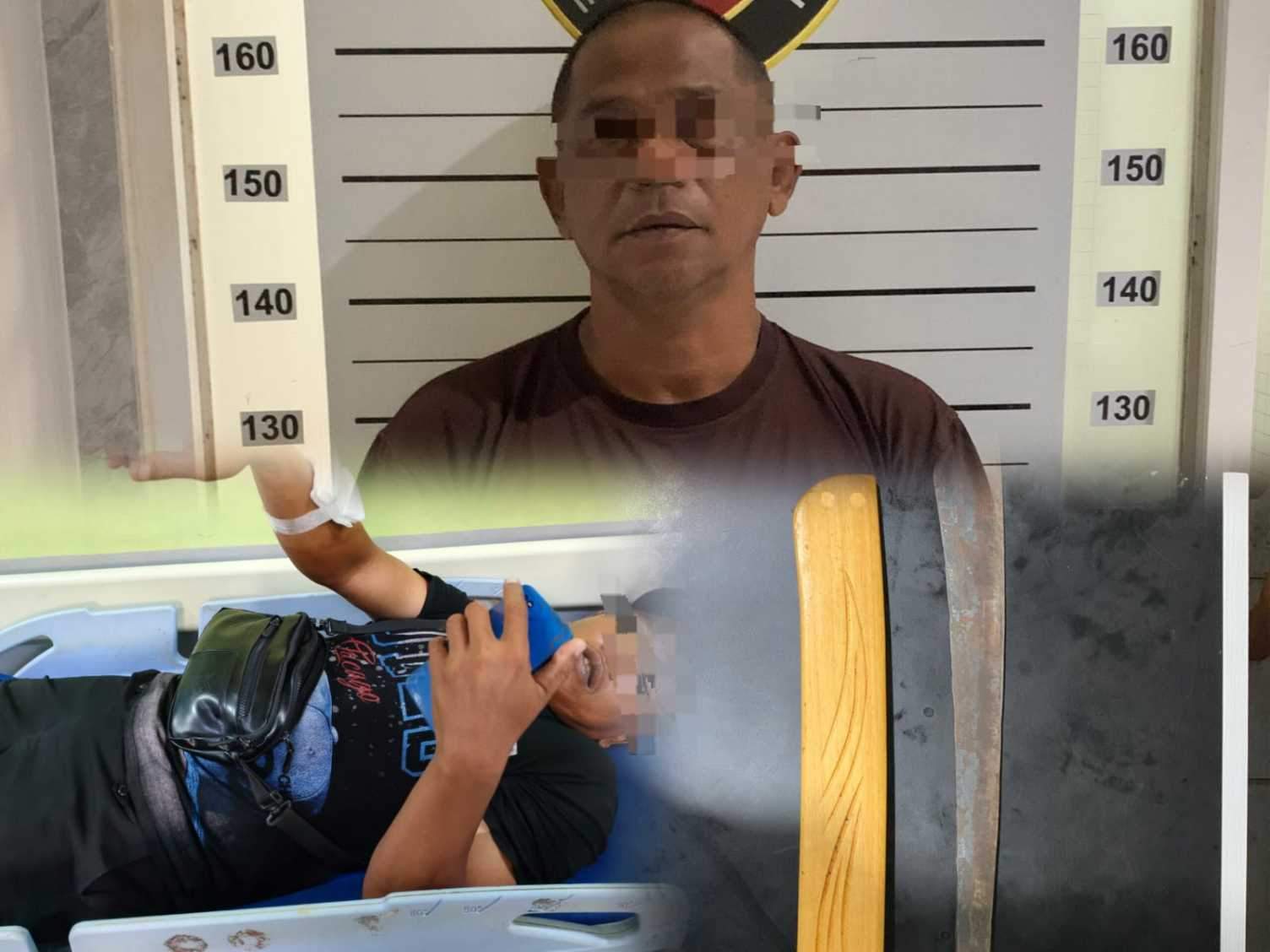 Sabetan Parang Lukai Juru Parkir, Gerak Cepat Polresta Banda Aceh Pelaku Langsung Dibekuk