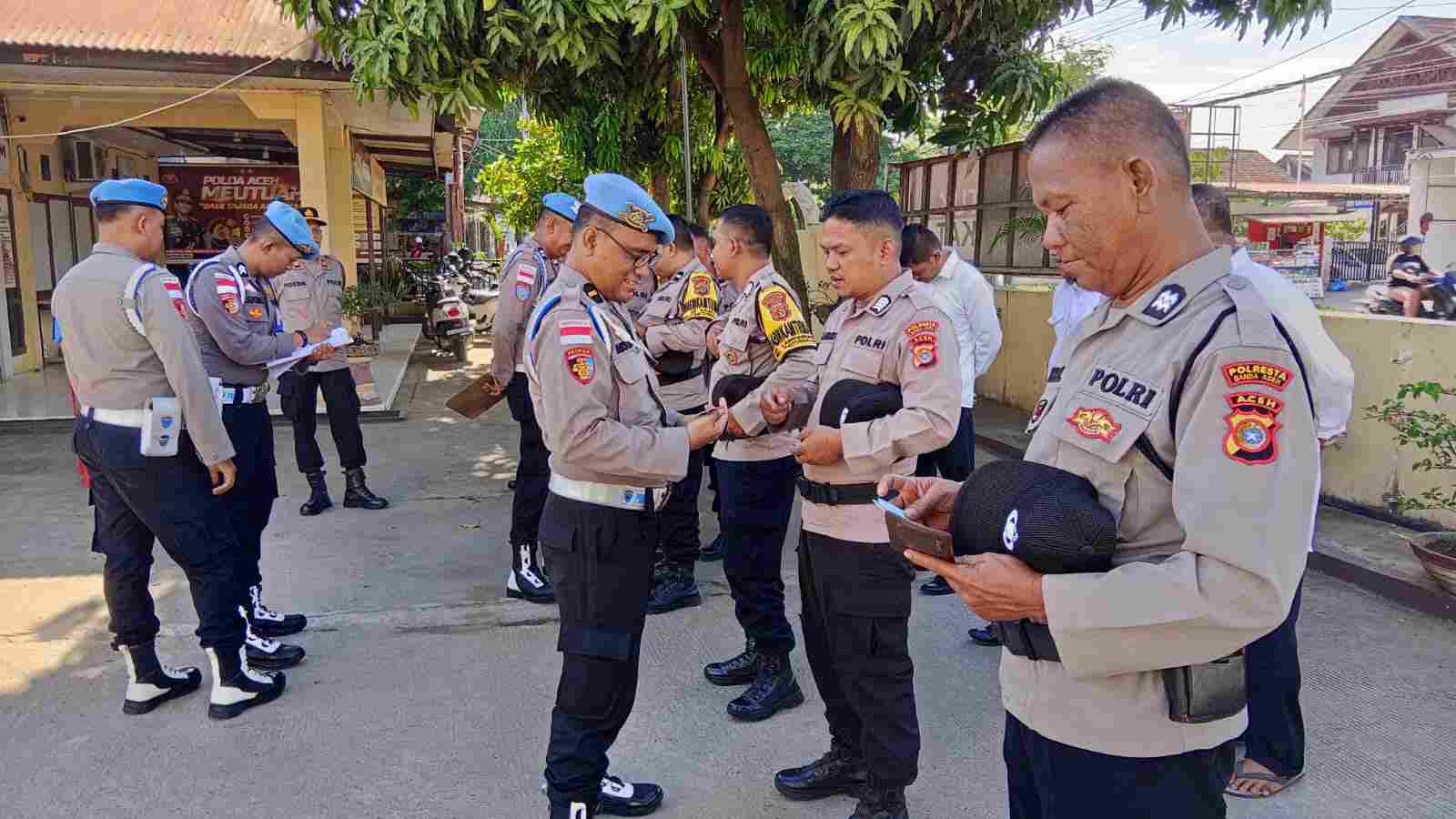 Tingkatkan Profesionalisme Anggota, Propam Polresta Banda Aceh Laksanakan Gaktibplin