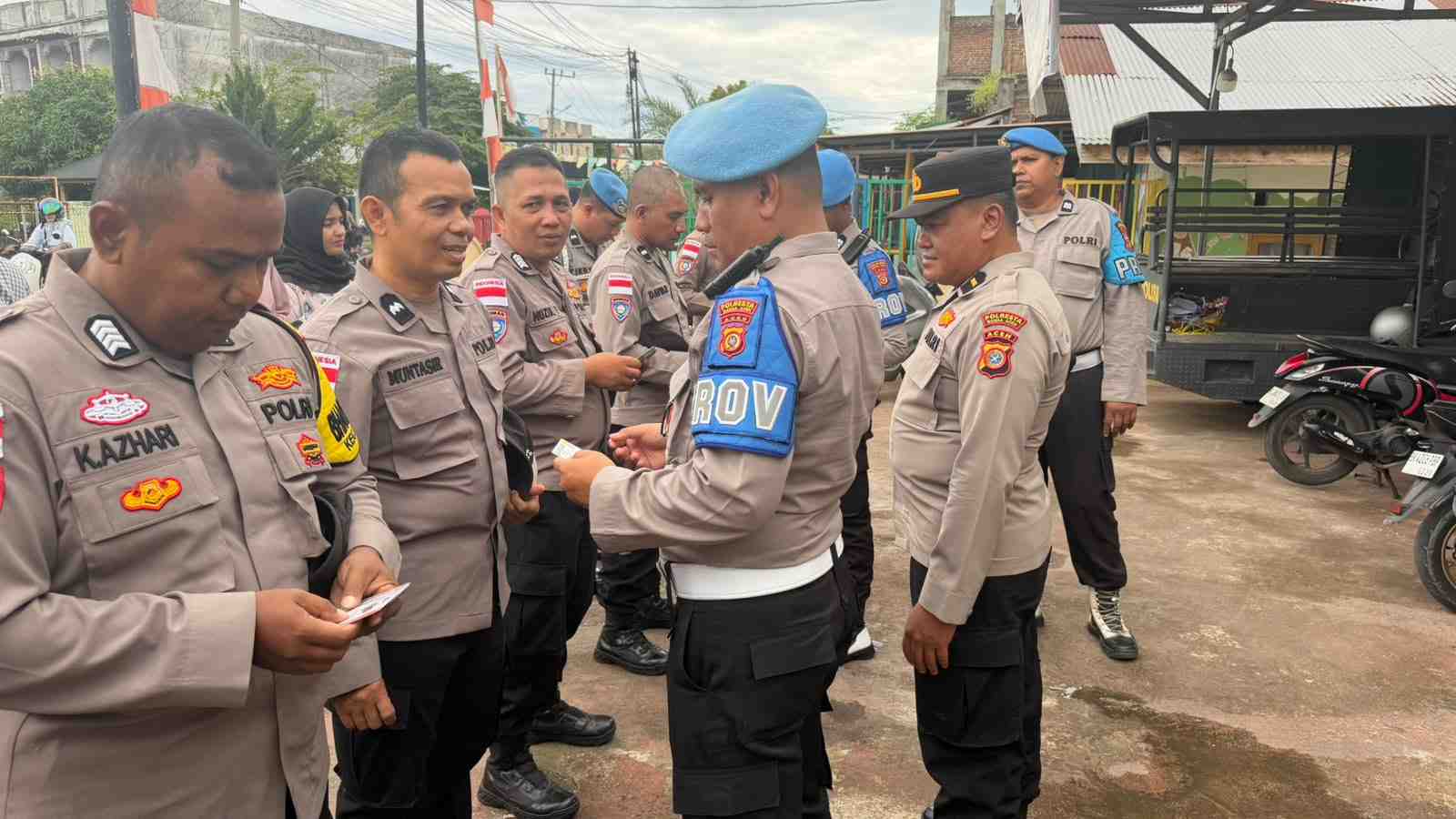 Polsek Kuta Baro dan Darussalam Sasaran Pemeriksaan Propam Polresta Banda Aceh Terkait Displin Personel - Tribratanews Polresta Banda Aceh