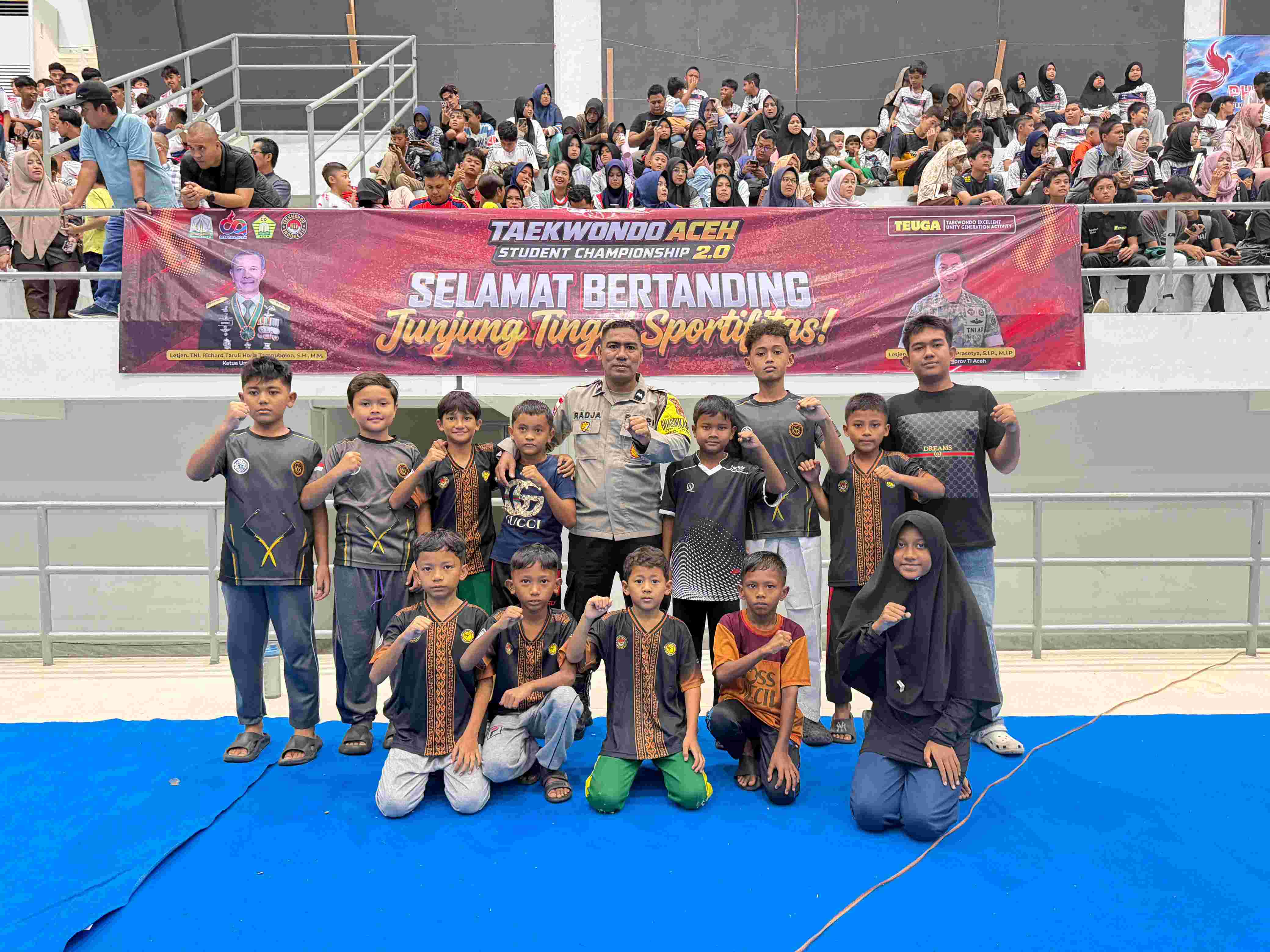 13 Atlet Polska Bhayangkara Taekwondo Presisi Siap Berlaga di Kejuaraan Taekwondo Aceh Student Championship 2.0 - Tribratanews Polresta Banda Aceh