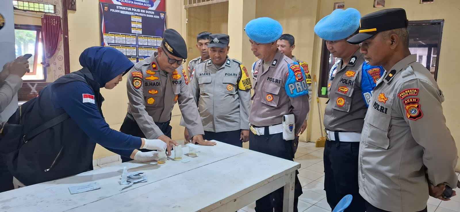 Cegah Pelanggaran Anggota, Gaktibplin Polresta Banda Aceh Menjangkau Polsek Jajaran - Tribratanews Polresta Banda Aceh