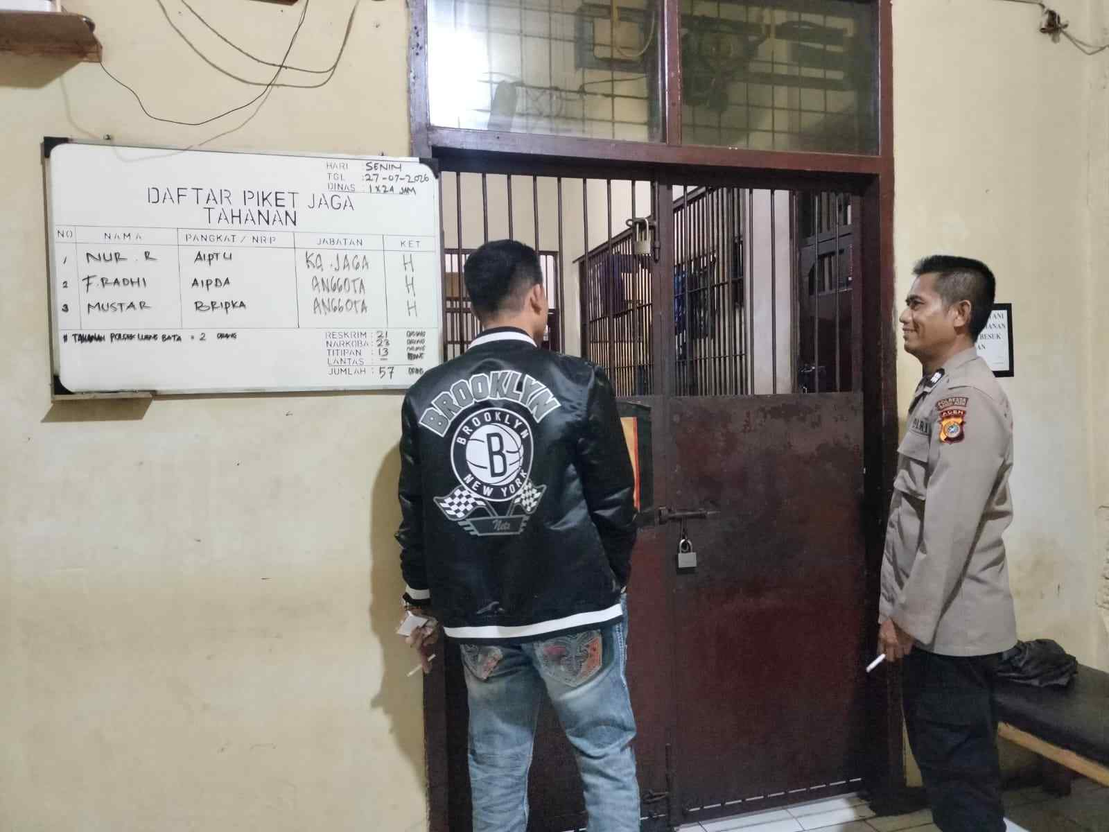 Kapolresta Banda Aceh Sidak Ruang Tahanan, Pastikan Keamanan dan Kondisi Tahanan Terjaga - Tribratanews Polresta Banda Aceh