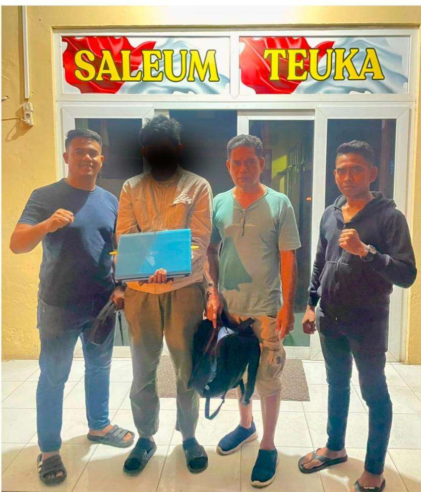Tak Terima Dipecat, Mantan Karyawan Nekat Curi Laptop di Hotel Amoda, Ditangkap Polisi - Tribratanews Polresta Banda Aceh