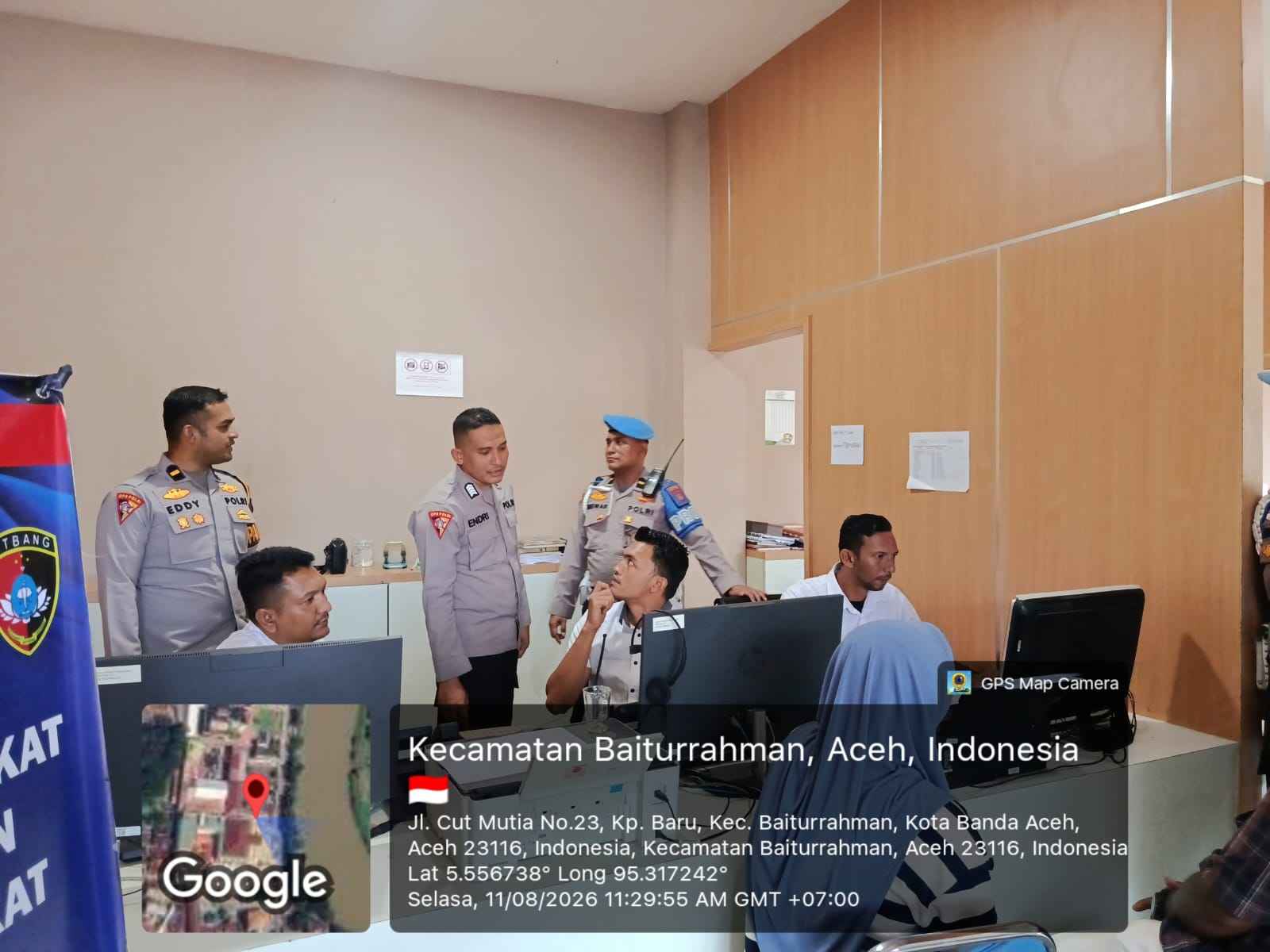 Propam Polresta Banda Aceh Cek Personel Saat Jam Kerja di Ruangan - Tribratanews Polresta Banda Aceh