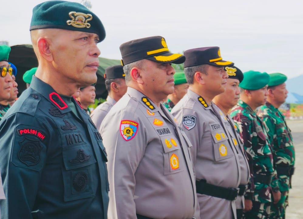 Plt Kapolresta Banda Aceh Hadiri Apel Cegah Karhutla dan Pam Peringatan HDA di Lanud SIM - Tribratanews Polresta Banda Aceh