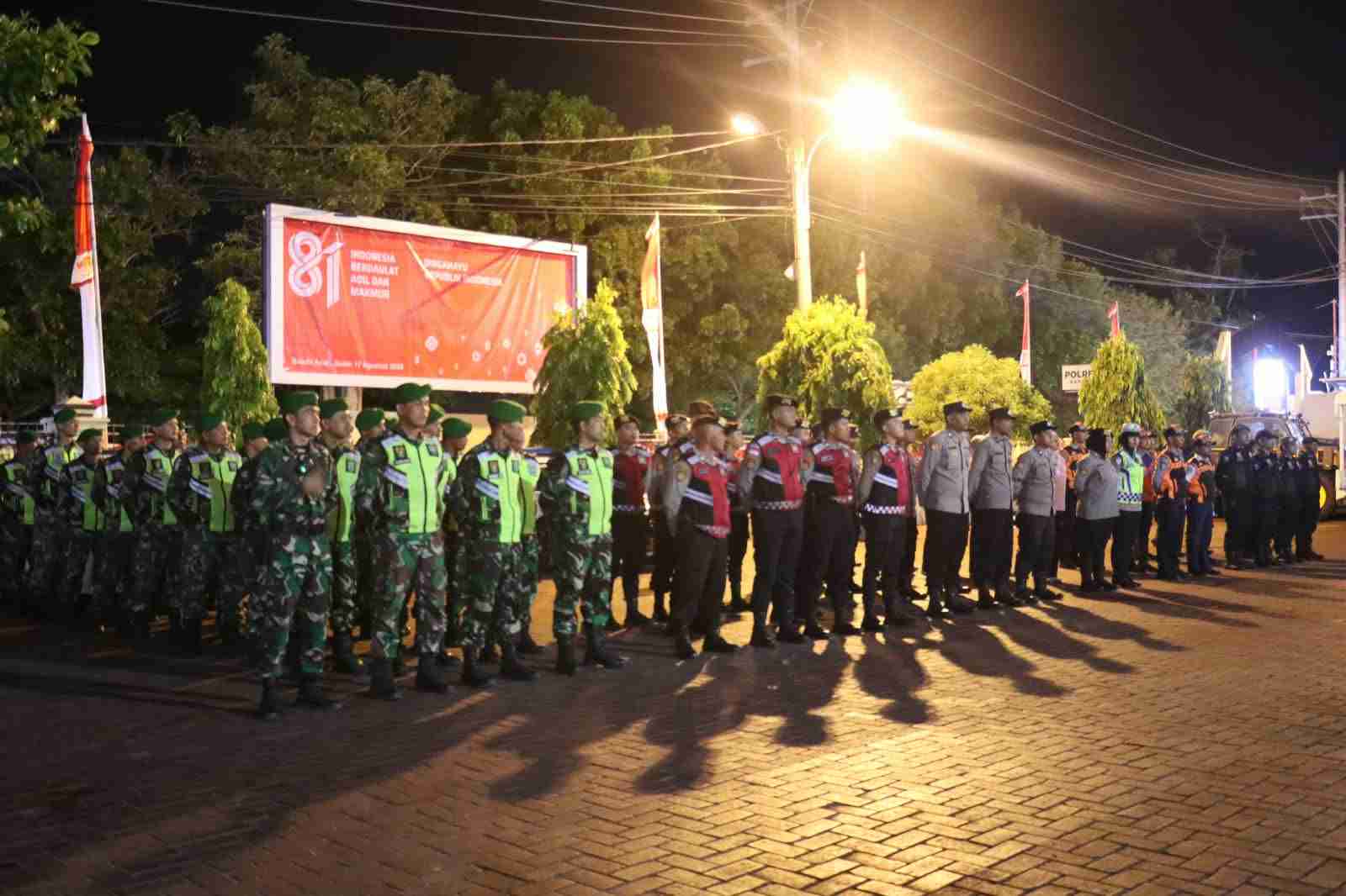 Rawat Keamanan, TNI-Polri dan Instansi Terkait di Banda Aceh Gelar Patroli Bersama Jelang HUT ke-81 RI - Tribratanews Polresta Banda Aceh