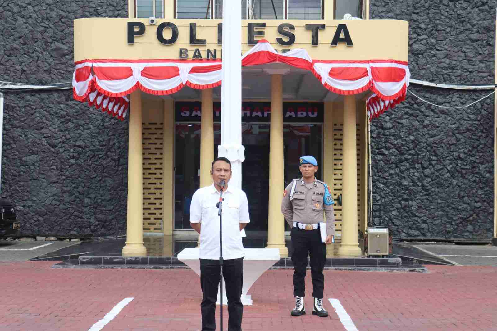 Kasatresnarkoba Polresta Banda Aceh Sosialisasikan Pentingnya Pemahaman Penegakan Hukum Saat Apel Pagi - Tribratanews Polresta Banda Aceh