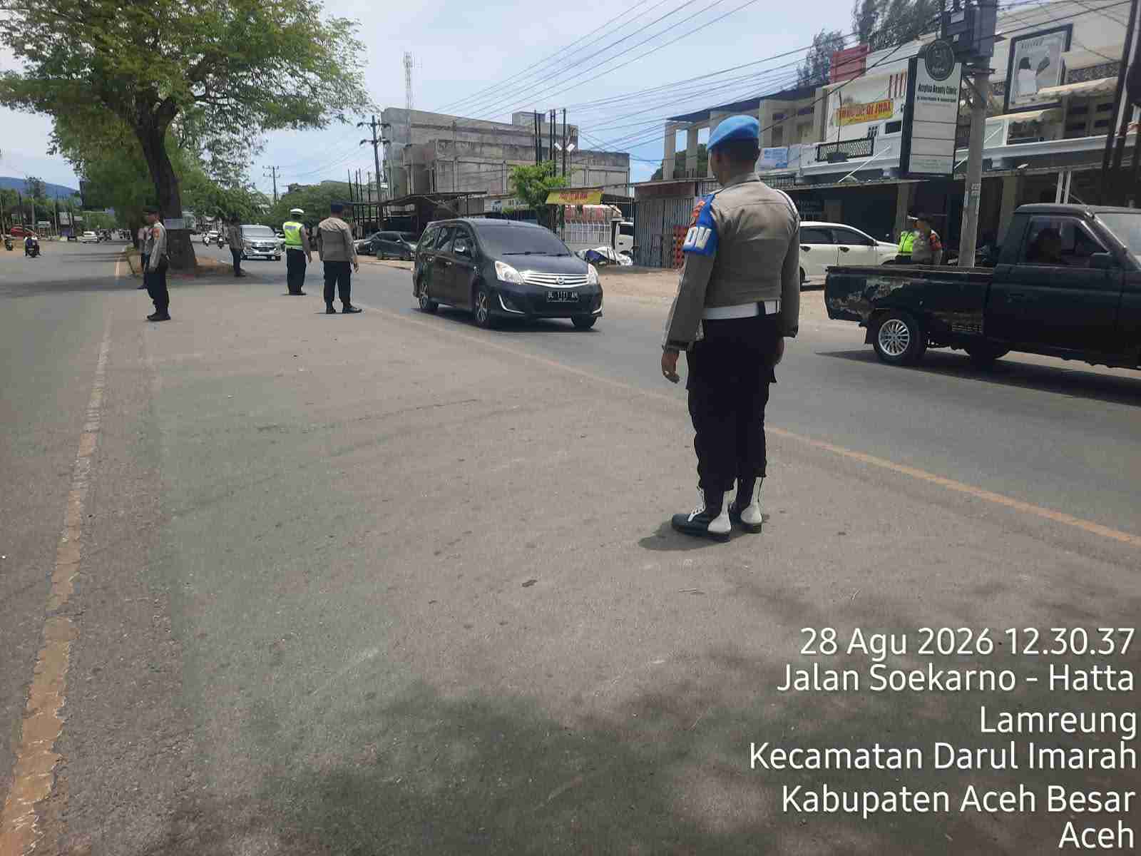 Antisipasi Balap Liar Jelang Salat Jumat, Polresta Banda Aceh Terjunkan Seratusan Personel
