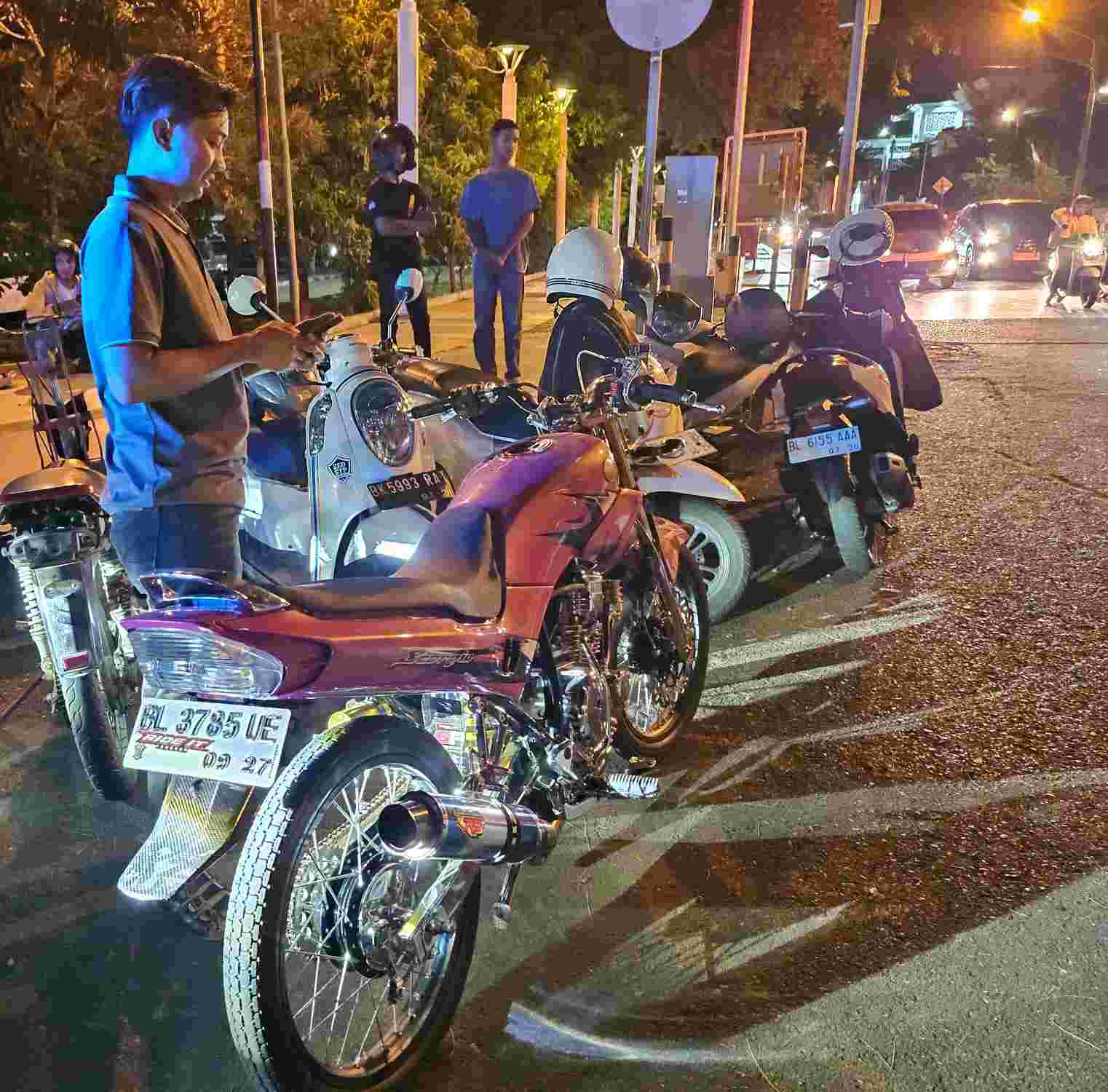 Tak Sesuai Spesifikasi, 9 Sepeda Motor Berknalpot Brong Diamankan Satlantas Polresta Banda Aceh