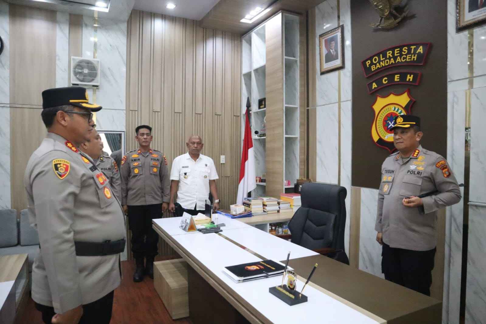 AKBP Benny Bathara Resmi Dilantik Sebagai Wakapolresta Banda Aceh - Tribratanews Polresta Banda Aceh