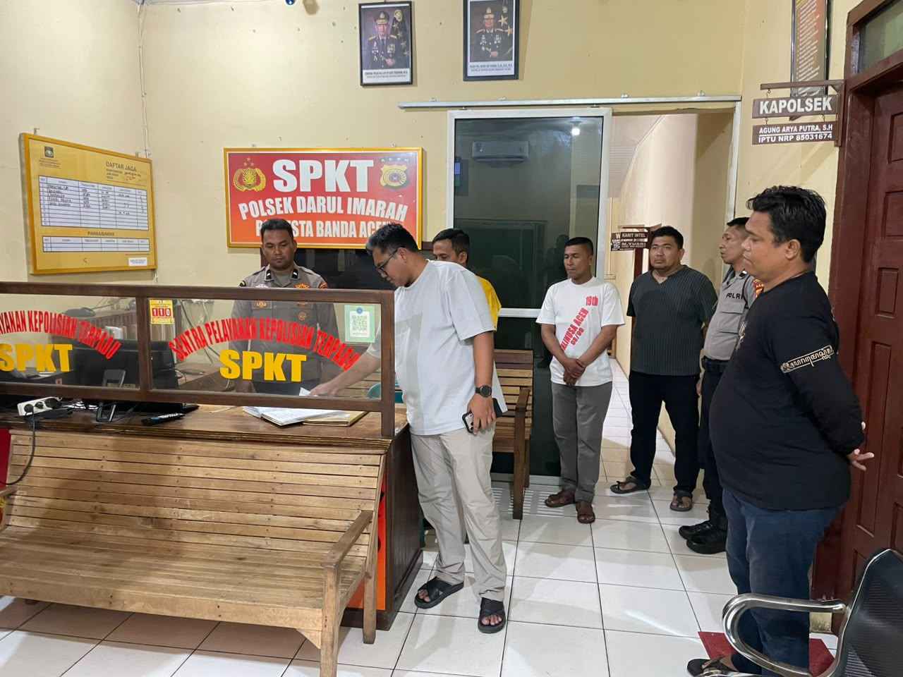 Wakapolresta Banda Aceh Cek Sejumlah Polsek pada Malam Hari, Ini Tujuannya - Tribratanews Polresta Banda Aceh
