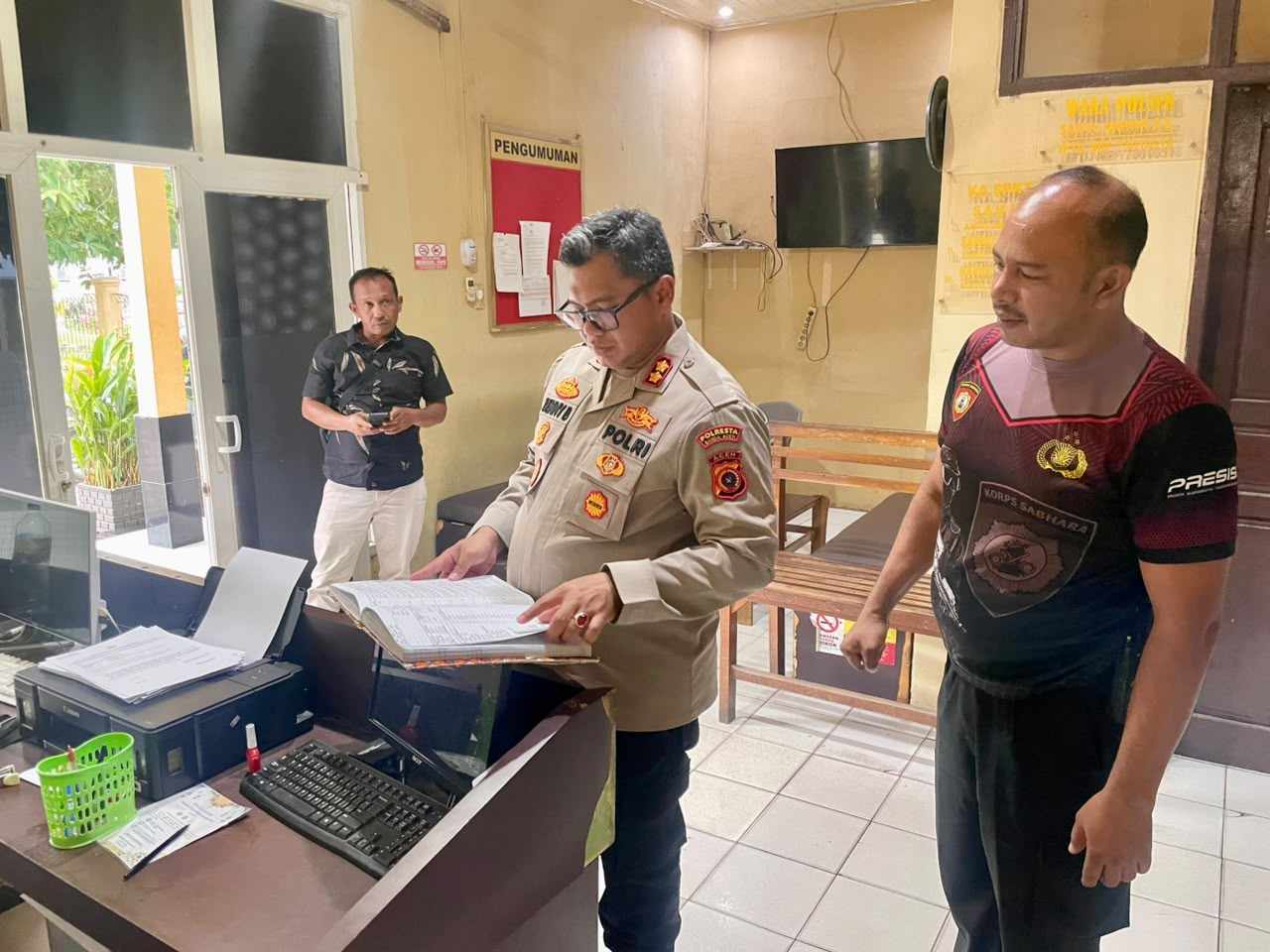 Wakapolresta Banda Aceh Cek Kesiapsiagaan Empat Polsek di Wilayah Aceh Besar dan Banda Aceh - Tribratanews Polresta Banda Aceh